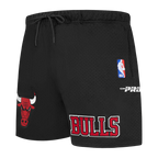 NBA CHICAGO BULLS SOUVENIR MEN'S MESH SHORT (BLACK)