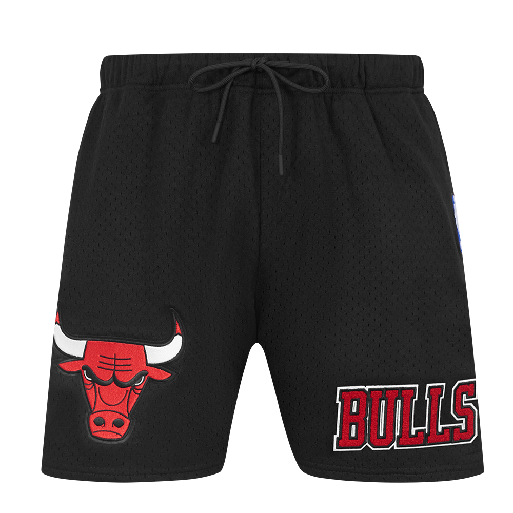 NBA CHICAGO BULLS SOUVENIR MEN'S MESH SHORT (BLACK)
