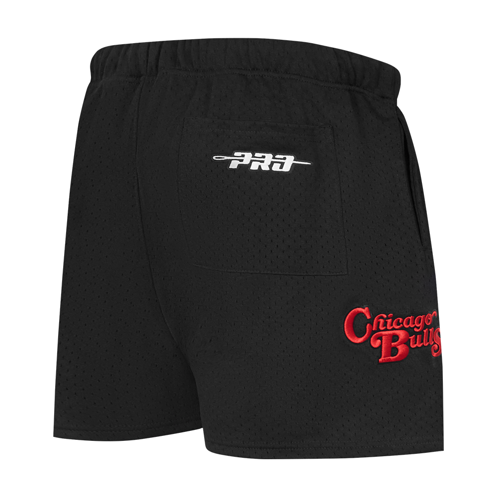 NBA CHICAGO BULLS SOUVENIR MEN'S MESH SHORT (BLACK)