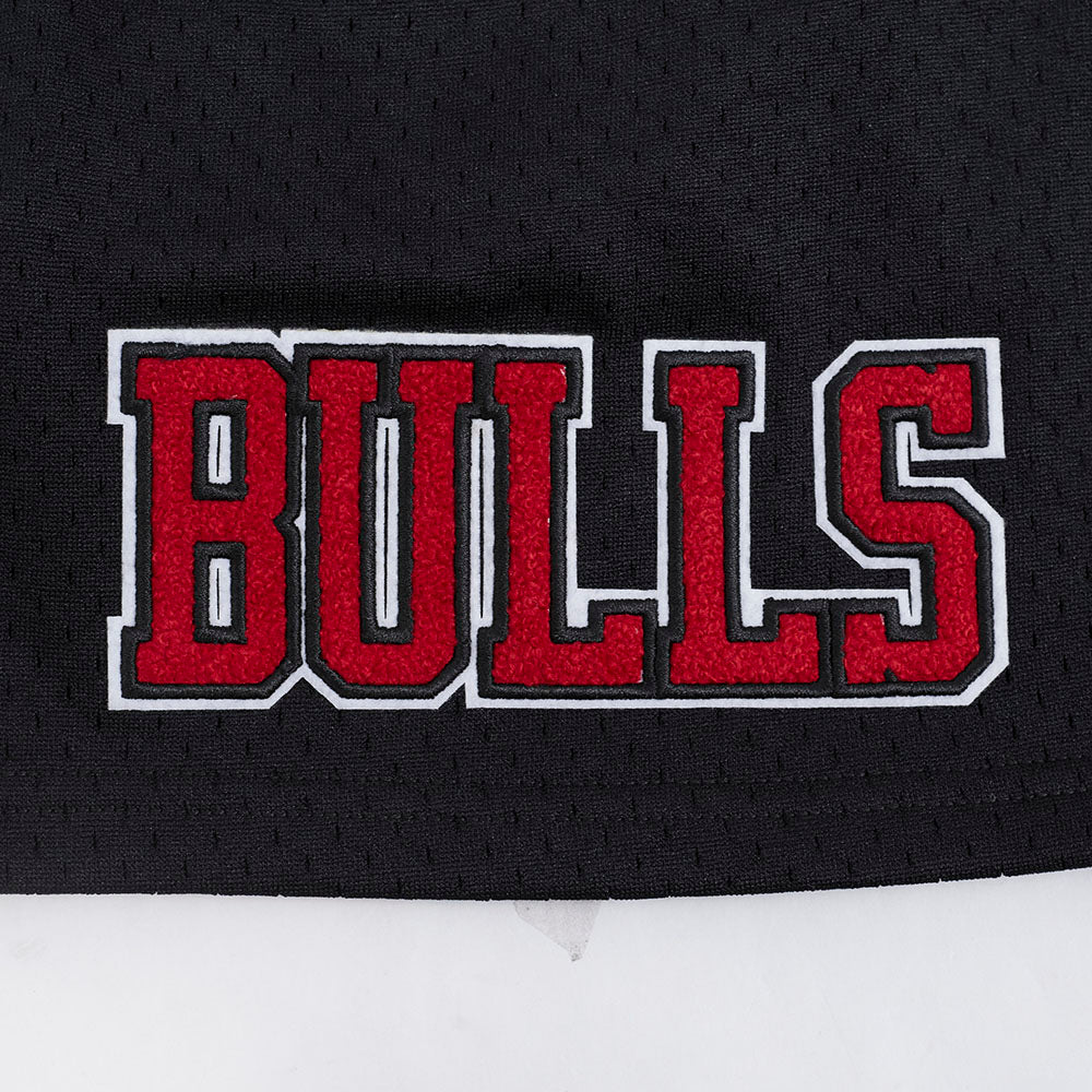 NBA CHICAGO BULLS SOUVENIR MEN'S MESH SHORT (BLACK)
