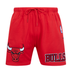 NBA CHICAGO BULLS SOUVENIR MEN'S MESH SHORT (RED)