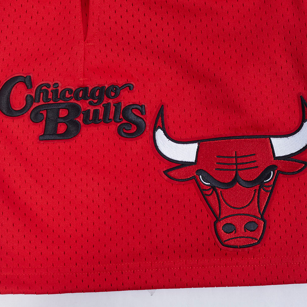 NBA CHICAGO BULLS SOUVENIR MEN'S MESH SHORT (RED)