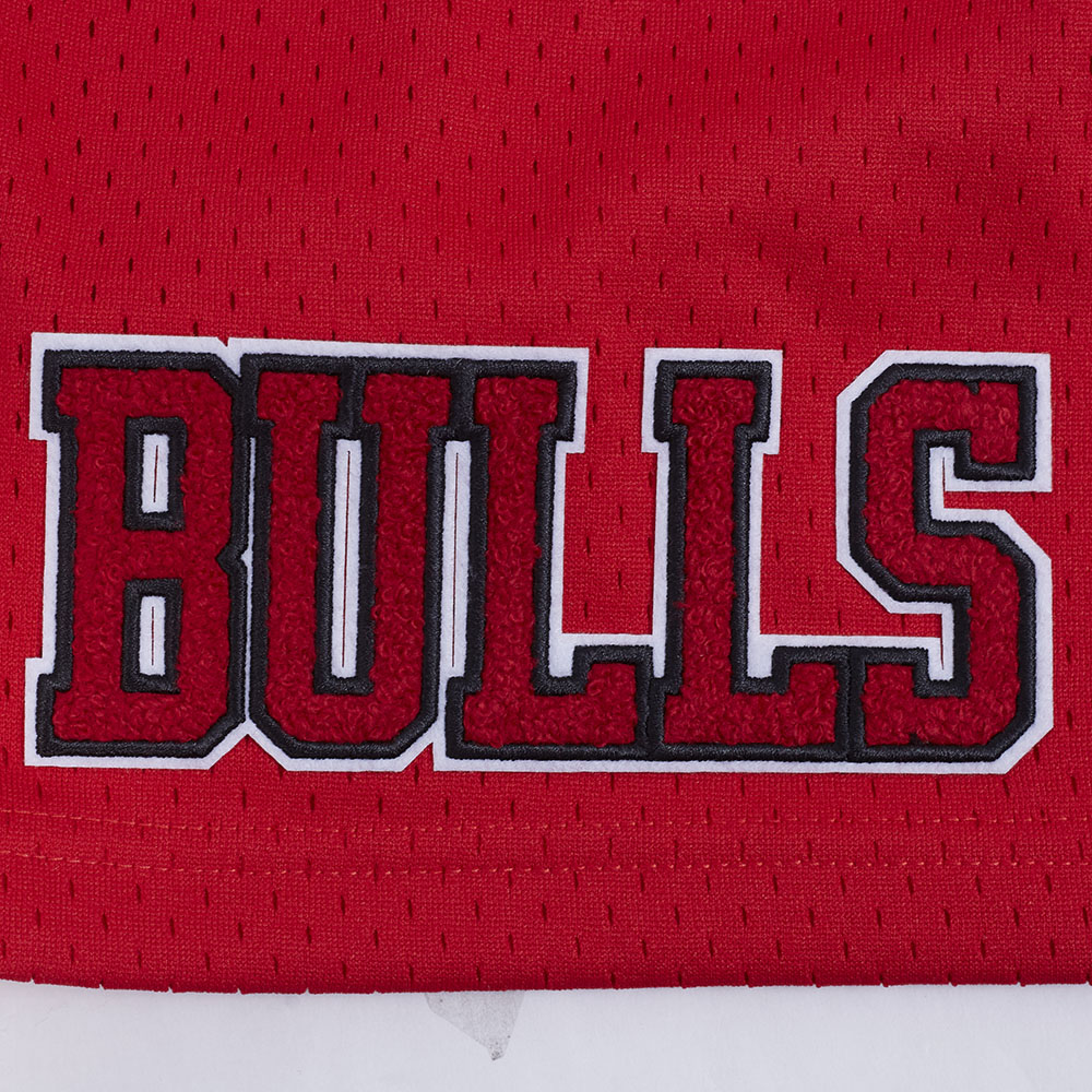 NBA CHICAGO BULLS SOUVENIR MEN'S MESH SHORT (RED)