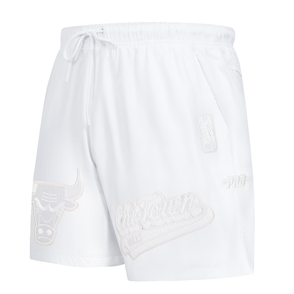 NBA CHICAGO BULLS WHITE OUT SHORT TISSÉ POUR HOMME (BLANC)