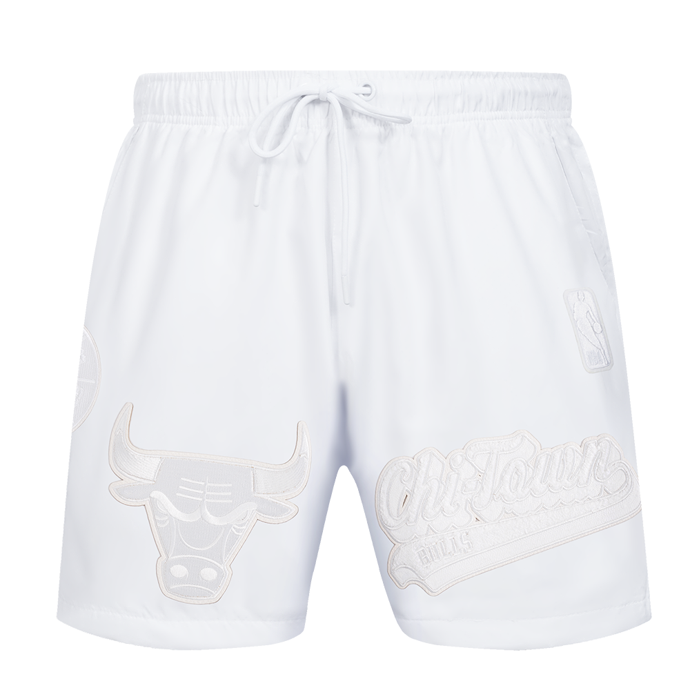 NBA CHICAGO BULLS WHITE OUT SHORT TISSÉ POUR HOMME (BLANC)