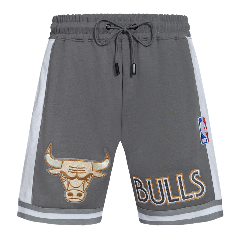 NBA CHICAGO BULLS CITY EDITION 24-25 MEN'S DOUBLE KNIT 2.0 SHORT (GRAY)