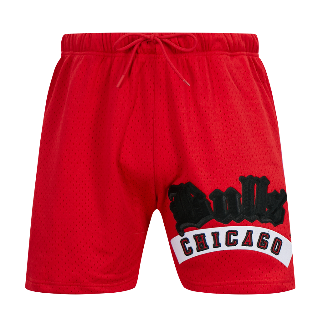 NBA CHICAGO BULLS BEST OF SHORT EN FILET POUR HOMME (ROUGE)