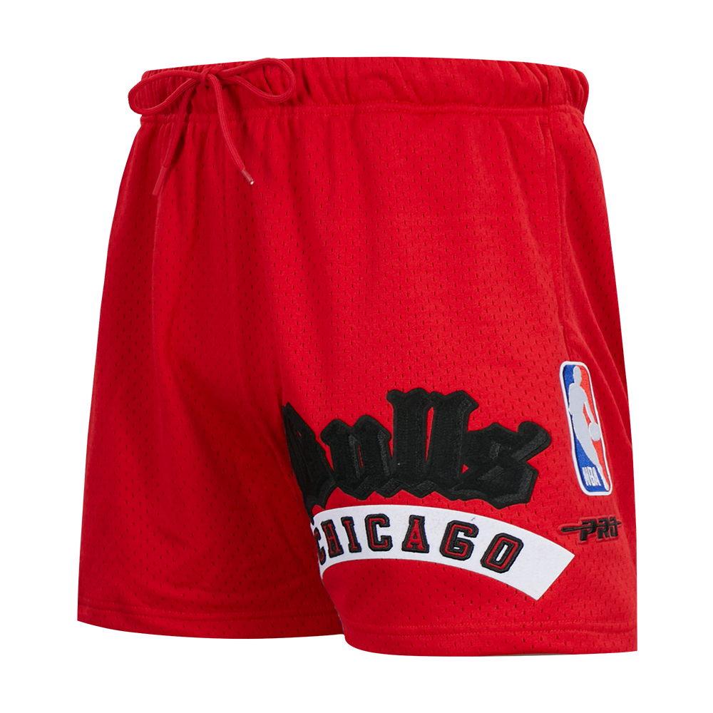 NBA CHICAGO BULLS BEST OF SHORT EN FILET POUR HOMME (ROUGE)