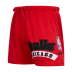 NBA CHICAGO BULLS BEST OF SHORT EN FILET POUR HOMME (ROUGE)