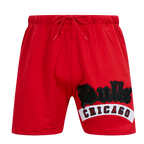 NBA CHICAGO BULLS BEST OF SHORT EN FILET POUR HOMME (ROUGE)