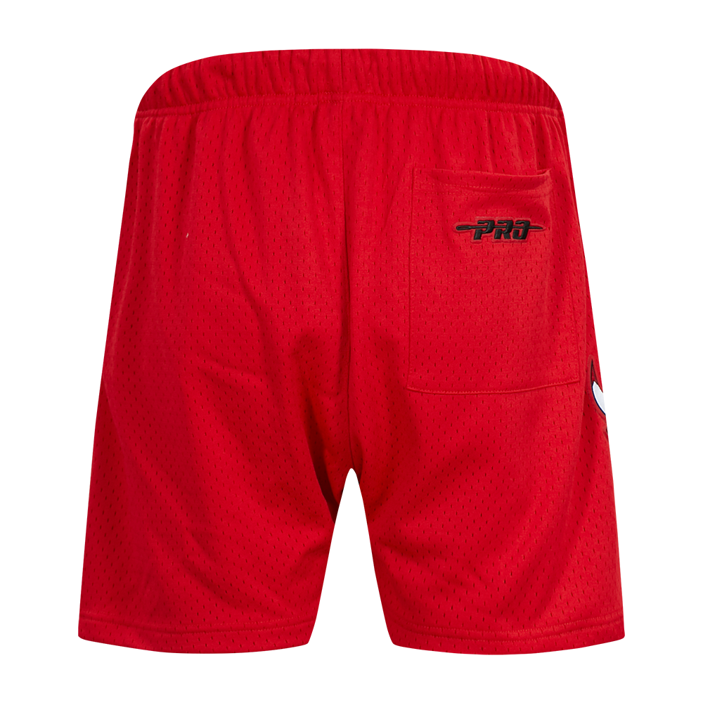 NBA CHICAGO BULLS BEST OF SHORT EN FILET POUR HOMME (ROUGE)