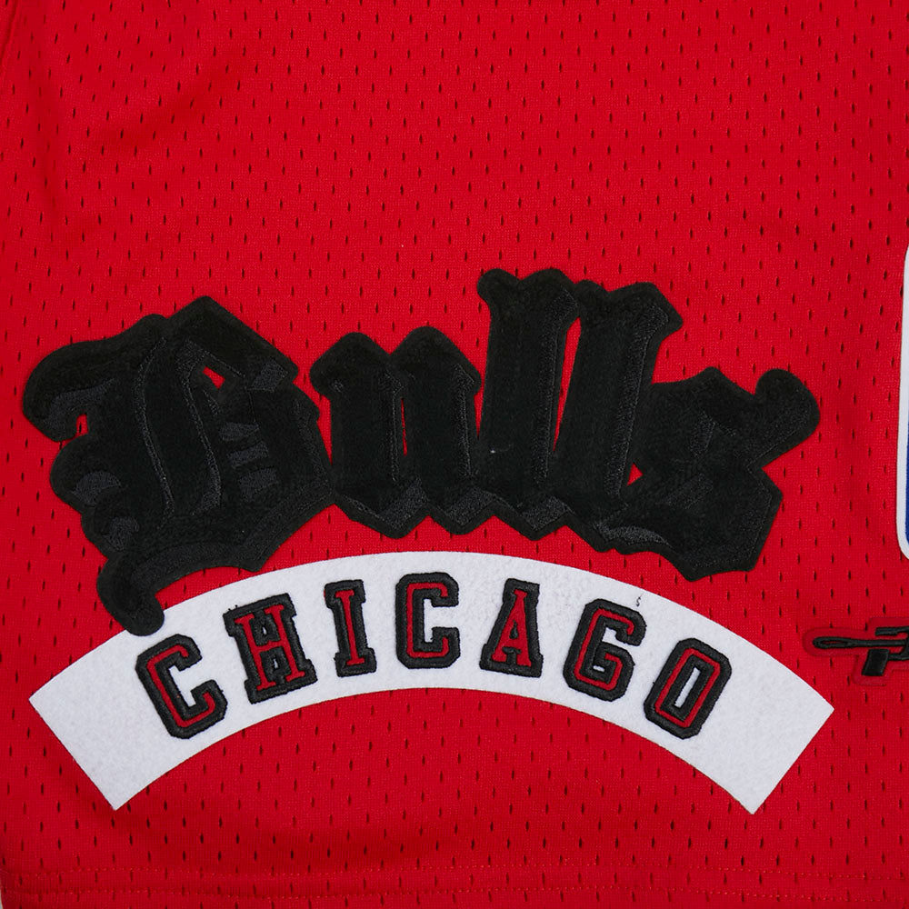 NBA CHICAGO BULLS BEST OF SHORT EN FILET POUR HOMME (ROUGE)
