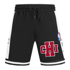 NBA CHICAGO BULLS LETTERMAN SHORT DE SPORT POUR HOMME (NOIR)