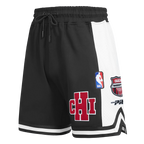 NBA CHICAGO BULLS LETTERMAN SHORT DE SPORT POUR HOMME (NOIR)