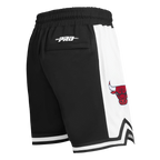 NBA CHICAGO BULLS LETTERMAN SHORT DE SPORT POUR HOMME (NOIR)