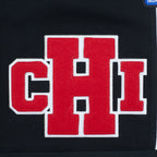 NBA CHICAGO BULLS LETTERMAN SHORT DE SPORT POUR HOMME (NOIR)