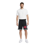 NBA CHICAGO BULLS LETTERMAN SHORT DE SPORT POUR HOMME (NOIR)