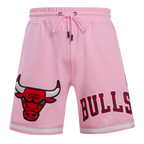 NBA CHICAGO BULLS CLASSIC CHENILLE SHORT POUR HOMME (ROSE)