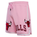 NBA CHICAGO BULLS CLASSIC CHENILLE SHORT POUR HOMME (ROSE)