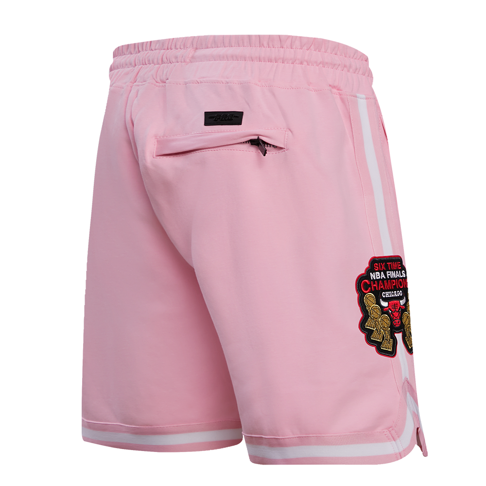 NBA CHICAGO BULLS CLASSIC CHENILLE SHORT POUR HOMME (ROSE)