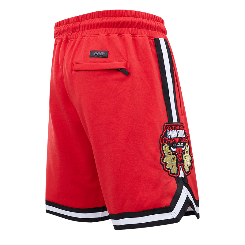 NBA CHICAGO BULLS CLASSIC CHENILLE MEN'S SHORT (RED)