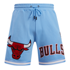 NBA CHICAGO BULLS CLASSIC CHENILLE MEN'S SHORT (UNIVERSITY BLUE)