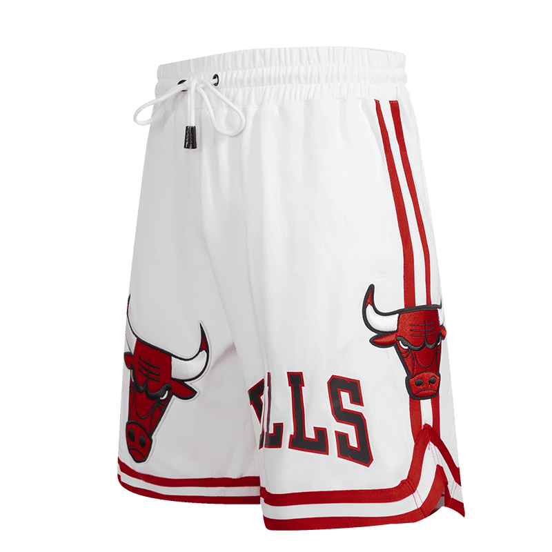 NBA CHICAGO BULLS LOGO PRO TEAM MEN'S SHORT WHITE