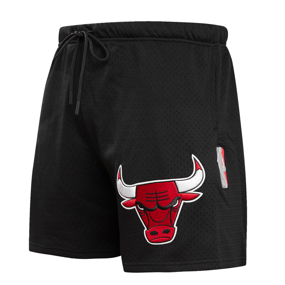 NBA CHICAGO BULLS ROSES MEN'S MESH SHORT (BLACK)
