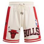 NBA CHICAGO BULLS RETRO CLASSIC MEN'S 2.0 SHORT (EGGSHELL/ RED)