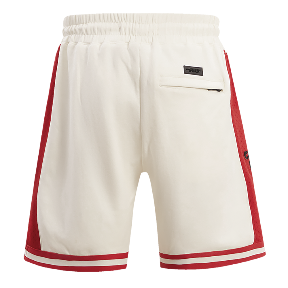 NBA CHICAGO BULLS RETRO CLASSIC MEN'S 2.0 SHORT (EGGSHELL/ RED)