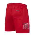NBA CHICAGO BULLS CLASSIC SHORT TISSÉ POUR HOMME (ROUGE)