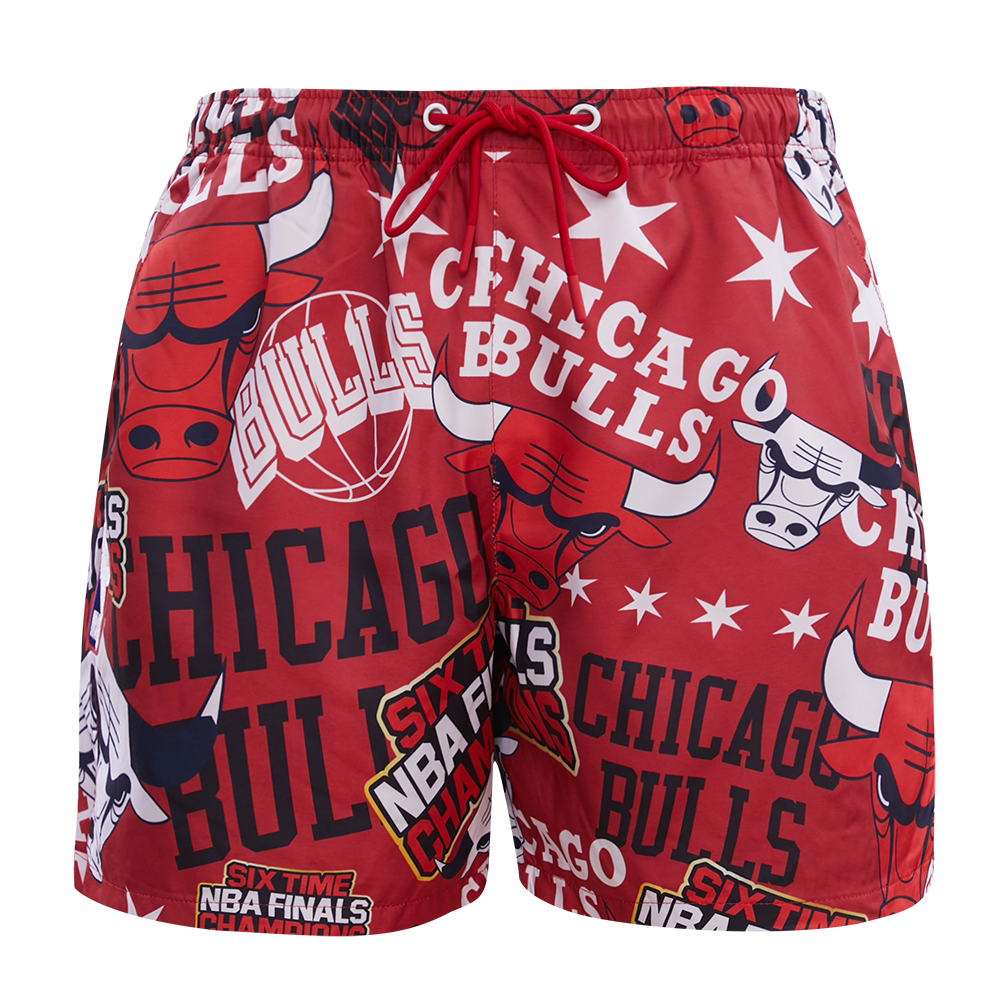NBA CHICAGO BULLS TOSS LOGO MEN'S WOVEN SHORT (2CB)