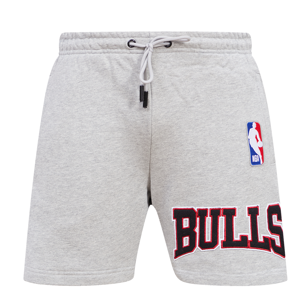 NBA CHICAGO BULLS CREST EMBLEM MEN'S SHORT (HEATHER GREY)