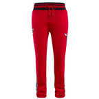 NBA CHICAGO BULLS SCRIPT TAIL PANTALON OUATÉ EN MOLLETON CÔTELÉ POUR HOMME (ROUGE/NOIR)