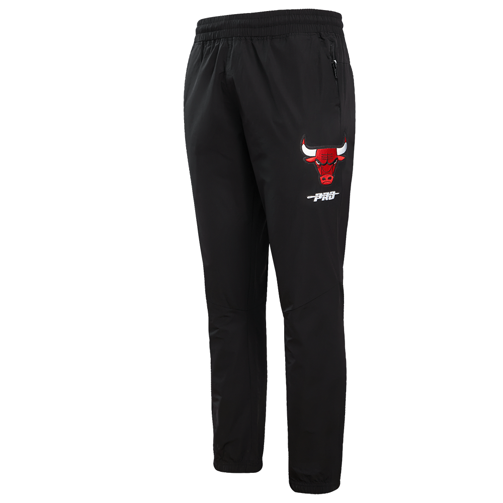 NBA CHICAGO BULLS CLASSIC WIND SUIT PANTALON TISSÉ POUR HOMME (NOIR)