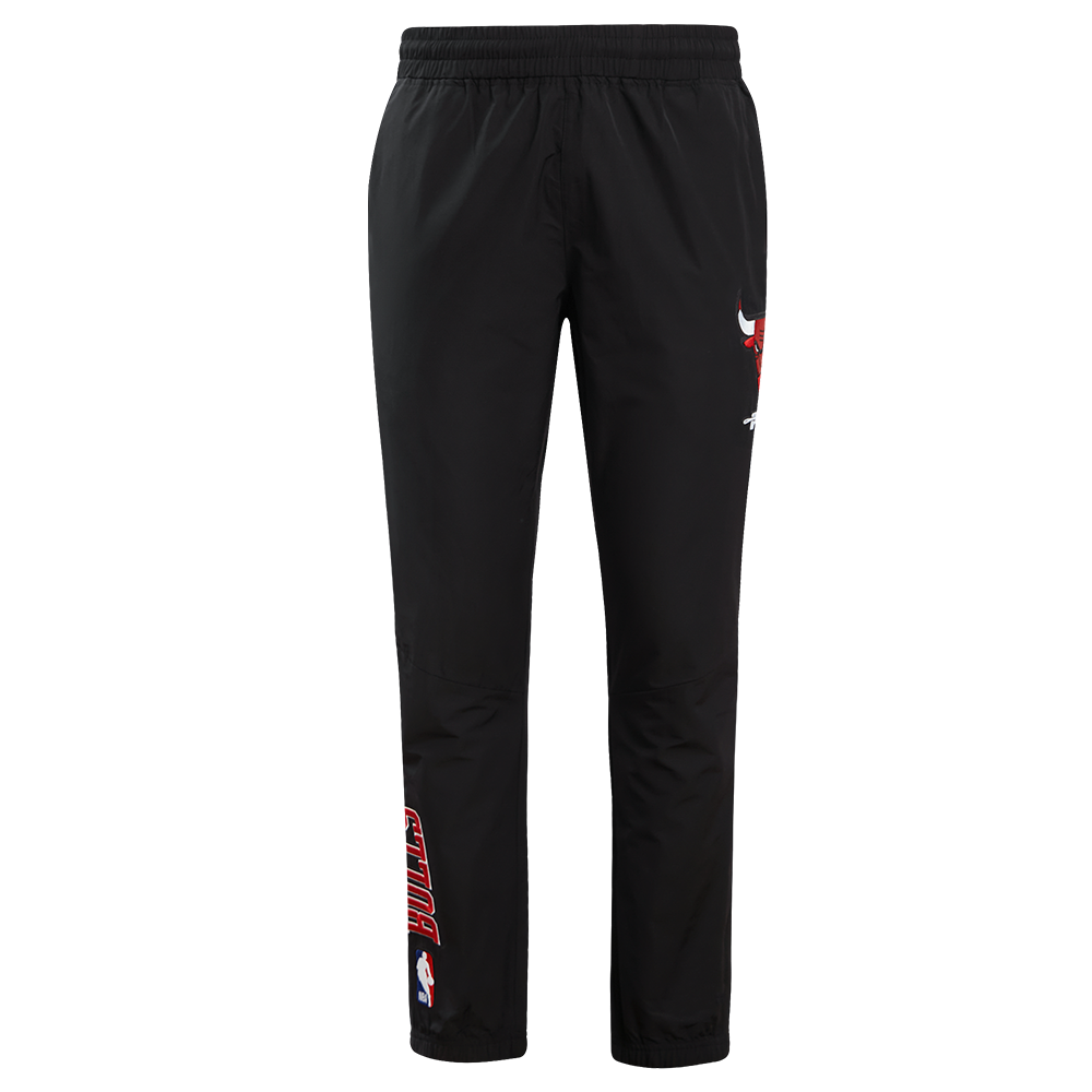 NBA CHICAGO BULLS CLASSIC WIND SUIT MEN'S WOVEN PANT (BLACK)