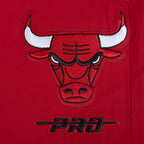 NBA CHICAGO BULLS CLASSIC WIND SUIT MEN'S WOVEN PANT (RED)
