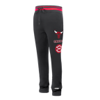 NBA CHICAGO BULLS RETRO CLASSICS MEN'S PANTS (BLACK/RED/BLACK)