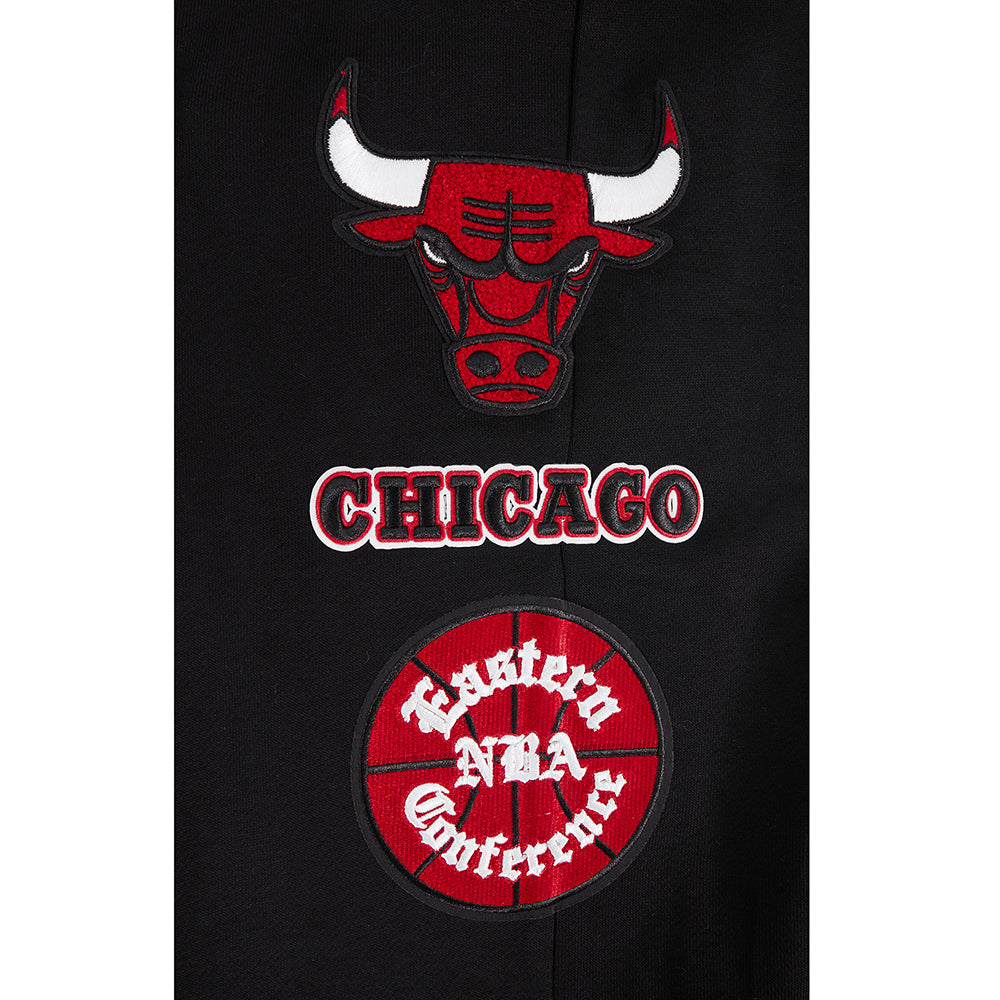 NBA CHICAGO BULLS RETRO CLASSICS MEN'S PANTS (BLACK/RED/BLACK)
