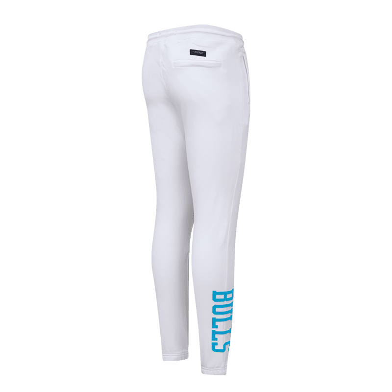 NBA CHICAGO BULLS WASHED NEON MEN'S SWEATPANT (WHITE)