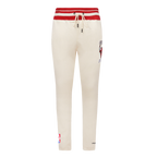 NBA CHICAGO BULLS RETRO CLASSIC PANTALON OUATÉ POUR HOMME (COQUILLE D'ŒUF/ROUGE)