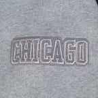 NBA CHICAGO BULLS REVERSE FRENCH TERRY CHANDAIL À CAPUCHON EN MOLLETON À BLOCS DE COULEUR POUR HOMME