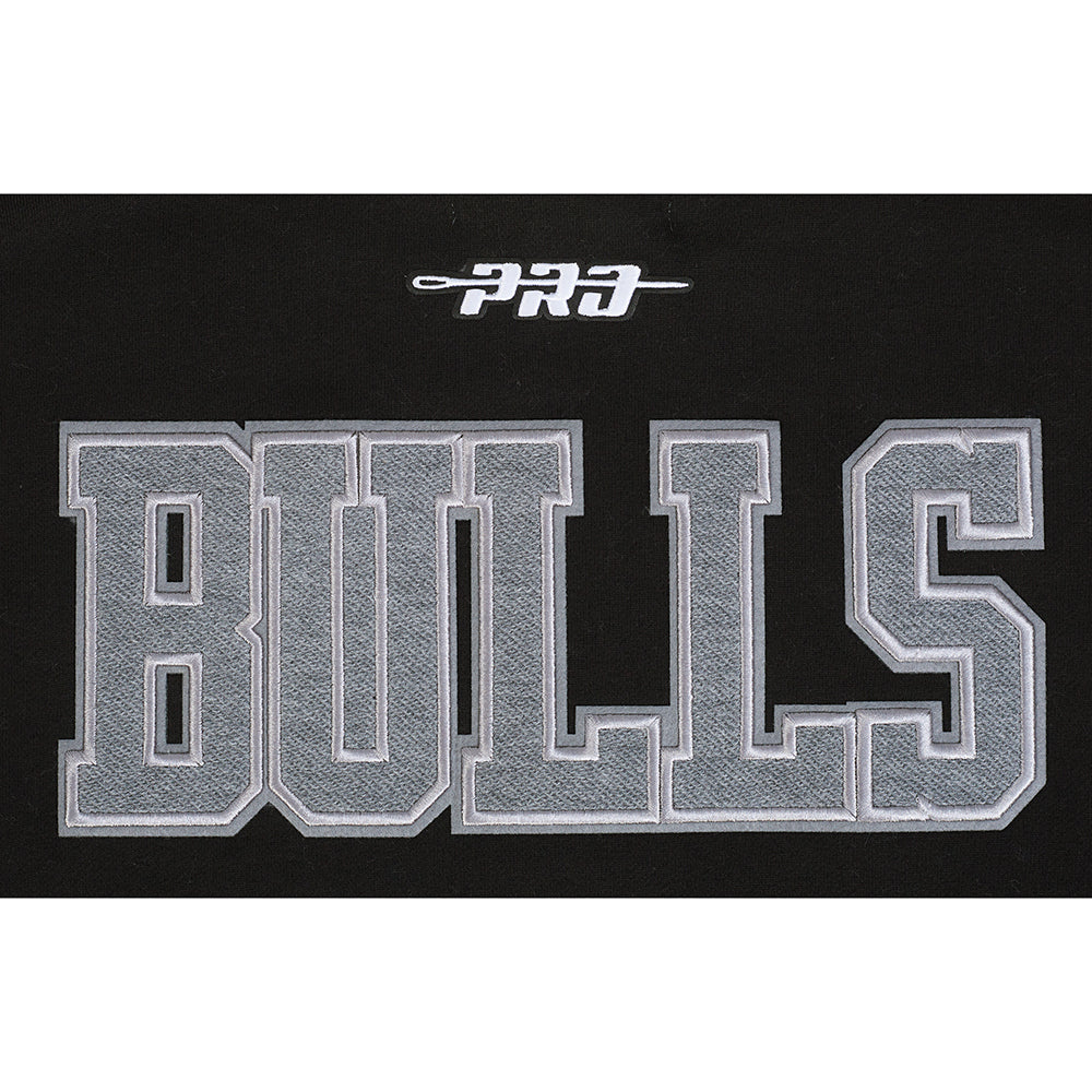 NBA CHICAGO BULLS REVERSE FRENCH TERRY CHANDAIL À CAPUCHON EN MOLLETON À BLOCS DE COULEUR POUR HOMME