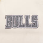 NBA CHICAGO BULLS REVERSE FRENCH TERRY MEN'S DROP SHOULDER FLC CREWNECK (EGGSHELL)