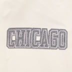 NBA CHICAGO BULLS REVERSE FRENCH TERRY MEN'S DROP SHOULDER FLC CREWNECK (EGGSHELL)
