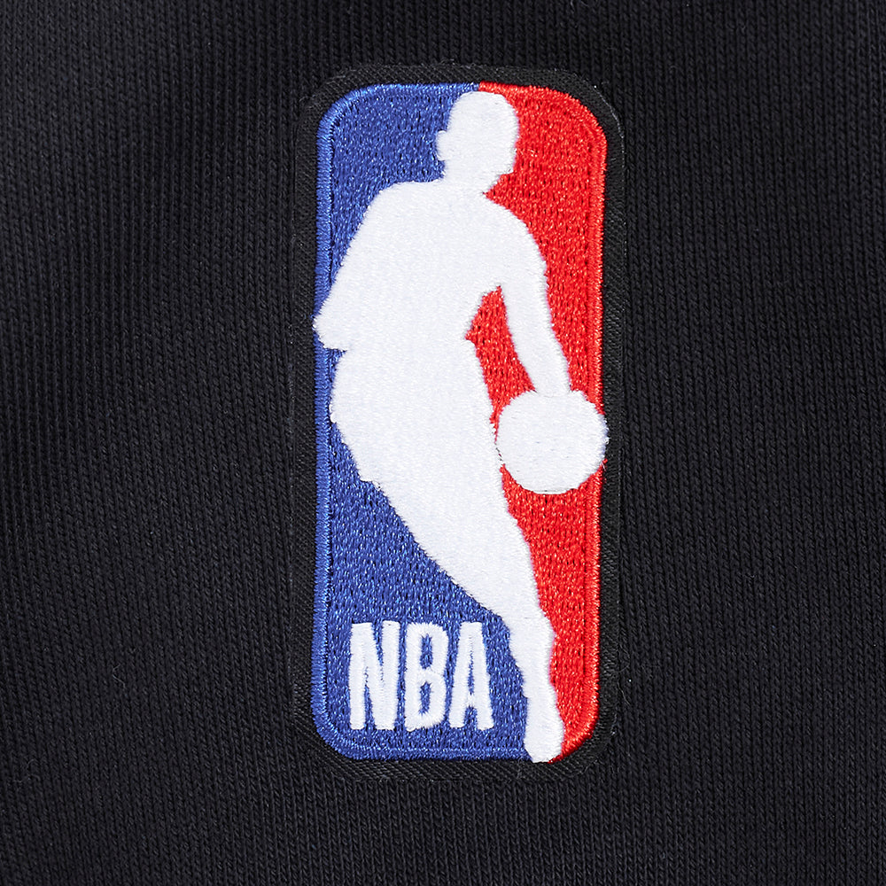 NBA CHICAGO BULLS ECHO LOGO CHANDAIL À CAPUCHON EN MOLLETON POUR HOMME (NOIR)