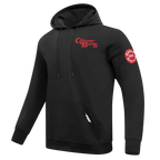 NBA CHICAGO BULLS SOUVENIR MEN'S FLEECE PULLOVER HOODIE (BLACK)