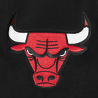 NBA CHICAGO BULLS SOUVENIR MEN'S FLEECE PULLOVER HOODIE (BLACK)