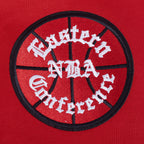 NBA CHICAGO BULLS SOUVENIR CHANDAIL À CAPUCHON EN MOLLETON POUR HOMME (ROUGE)