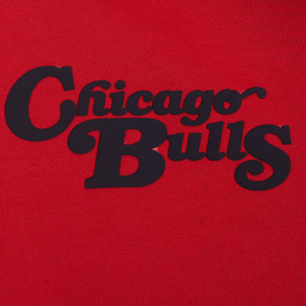 NBA CHICAGO BULLS SOUVENIR CHANDAIL À CAPUCHON EN MOLLETON POUR HOMME (ROUGE)